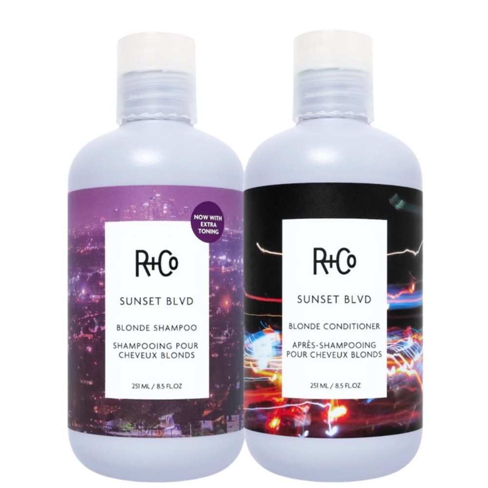 R+Co Sanset Blvd Daily Blonde Shampoo Conditioner Duo Set